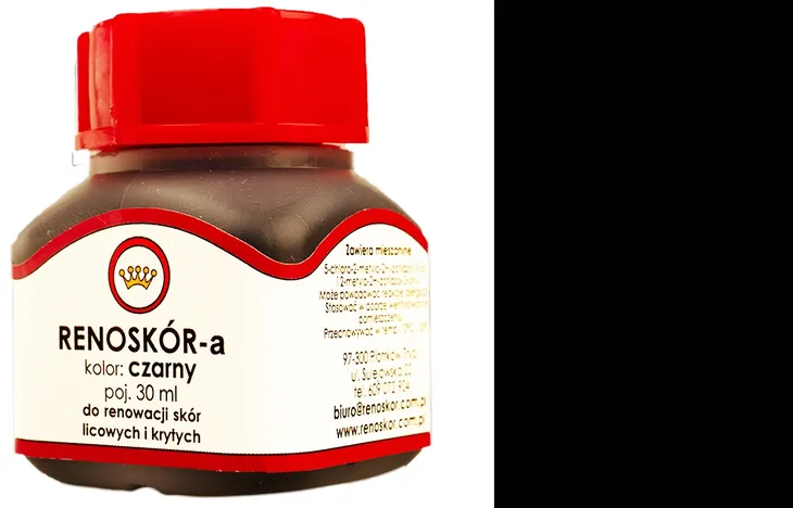 FARBA DO MALOWANIA SKÓR RENOWACJI RENOSKÓR CZARNY