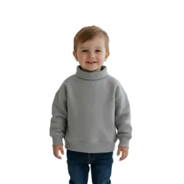 bluza-chlopieca-zara-baby-bawelniana-z-golfem-szara