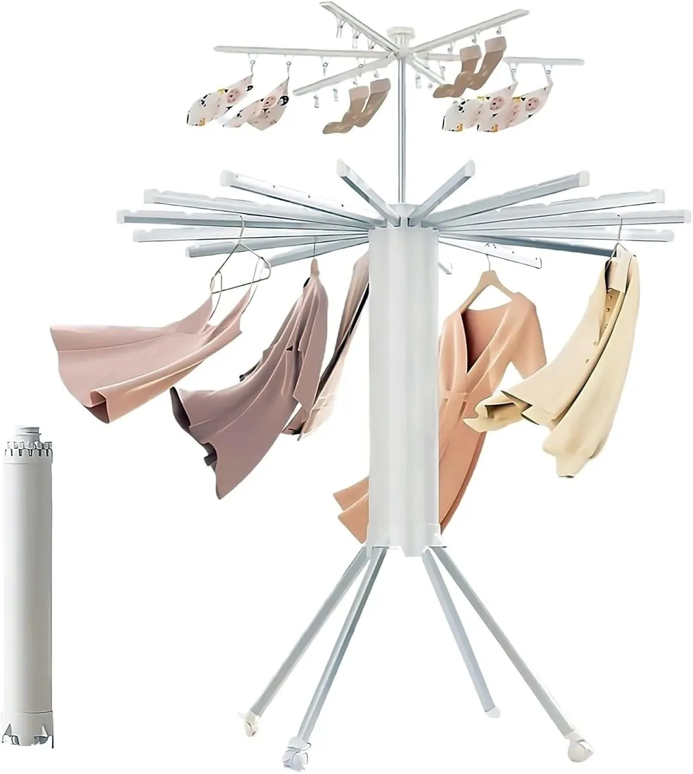 suszarka-cylindryczna-podwojnie-skladana-suszarka-na-ubrania-obracana-360