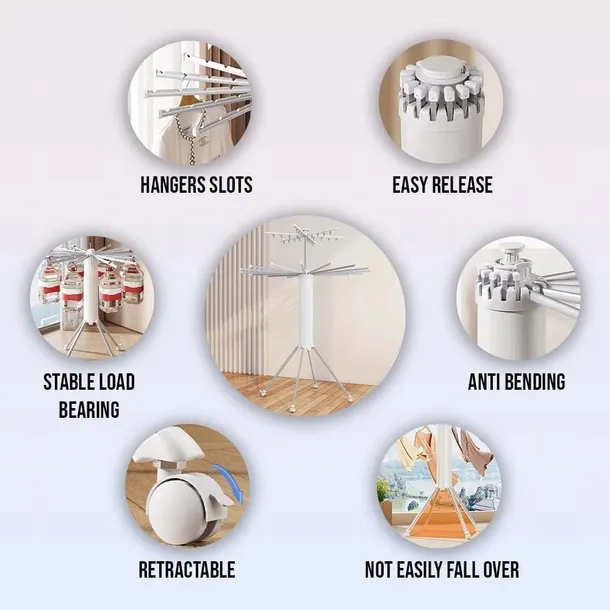 suszarka-cylindryczna-podwojnie-skladana-suszarka-na-ubrania-obracana-360-stan-opakowania-oryginalne