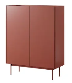 komoda-dwudrzwiowa-komi-97-cermic-red-dab-linea-nogi-metal