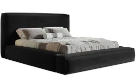 lozko-premium-120x200-tapicerowane-p1-z-pojemnikiem-i-stelazem-czarny-welur