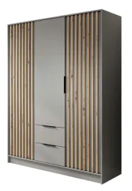 szafa-uchylna-letto-155-3d-szara-lamele-szuflady