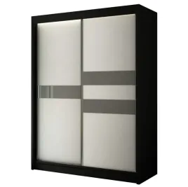 szafa-arol-200-przesuwna-czarna-lacobel-szary-led