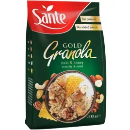 sante-granola-gold-orzechowa-300g-pelnoziarniste-sniadanie-bogate-w-blonnik
