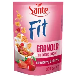 sante-fit-granola-truskawka-wisnia-bez-cukru-300g