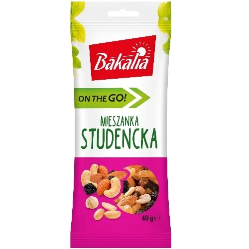 Sante Mieszanka studencka 40g orzechy suszone owoce zdrowa przekąska