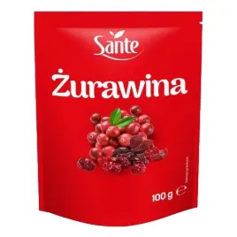 sante-zurawina-wielkoowocowa-100g-suszone-owoce-zdrowa-przekaska-fit