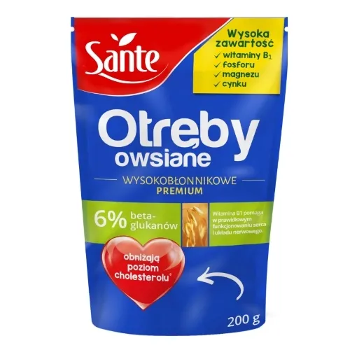 Otręby owsiane wysokobłonnikowe 200g Premium