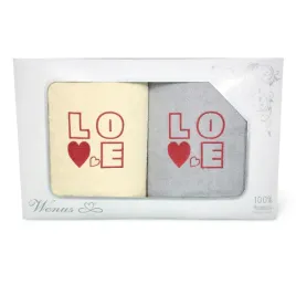 komplet-recznikow-z-haftem-love-70x140cm-ecruszary