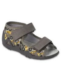 chlopiece-kapcie-dino-samochody-szare-befado-r-19