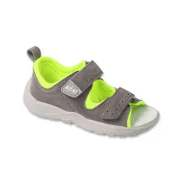 szaro-zielone-sandalki-chlopiece-befado-r-20