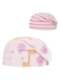 dziecieca-czapka-beanie-dwustronna-w-paski-i-zwierzatka-doll-r-43