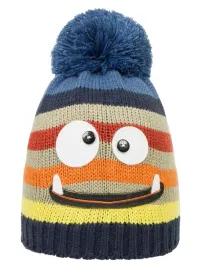 dziecieca-czapka-zimowa-z-pomponem-niebieska-doll-r-49