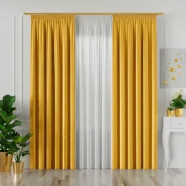 zaslona-gotowa-na-tasmie-zabki-zolta-140x250-velvet-welwetowa-gladka