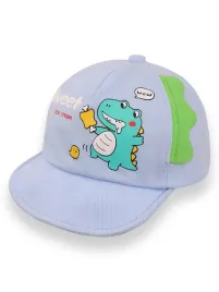 czapka-z-daszkiem-z-dinozaurem-blekitna-ambra-r-46-48