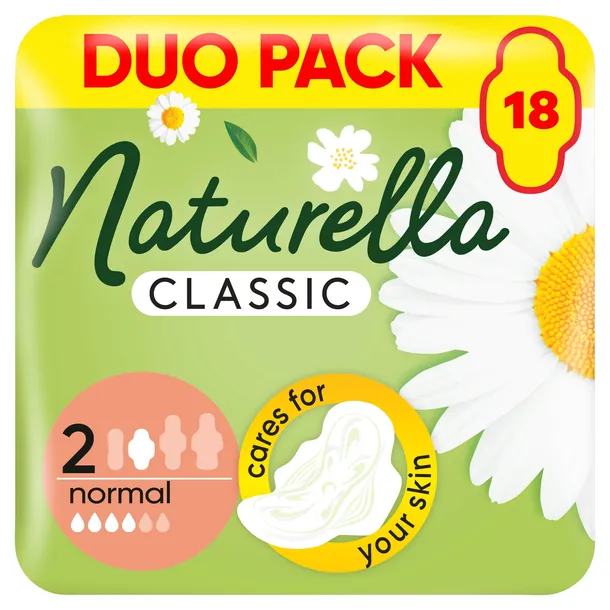 podpaski-naturella-classic-normal-plus-18szt-stan-nowy-rodzaj-ze-skrzydelkami