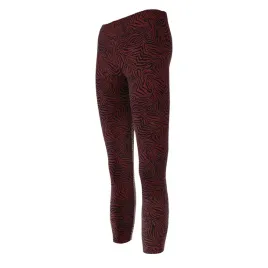 dziewczece-legginsy-ocieplane-zebra-bordowe-tup-tup-r-128