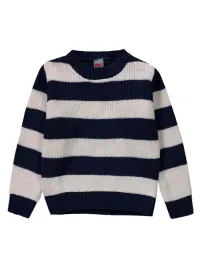 dziewczecy-sweter-w-bialo-granatowe-paski-kanz-r-86-92