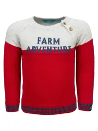 sweter-chlopiecy-nierozpinany-czerwony-lief-r-80