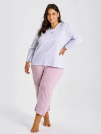 damska-pizama-2-czesciowa-debora-pudrowa-taro-r-2xl