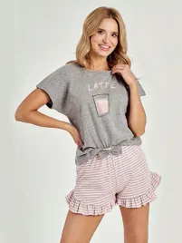 urocza-pizama-damska-krotki-rekaw-i-szorty-taro-r-xl