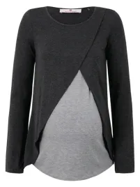 damska-bluzka-do-karmienia-grafitowa-bellybutton-maternity-r-m