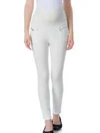 damskie-spodnie-ciazowe-z-miekkim-pasem-biale-bellybutton-maternity-r-36
