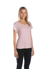 koszulka-damska-z-krotkim-rekawem-pudrowy-roz-golden-queen-r-xxl