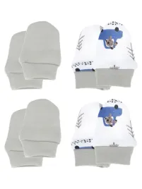 4-pak-niemowlece-rekawiczki-bawelniane-piesek-w-samochodzie-nicol