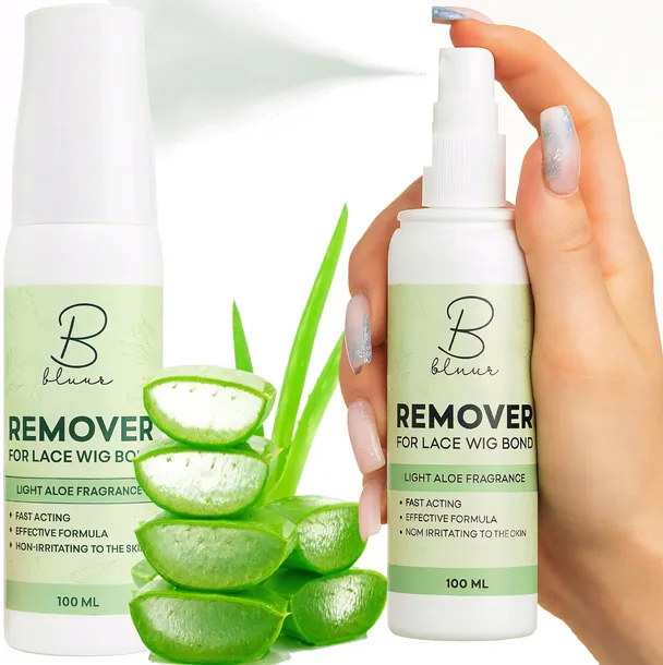 REMOVER PŁYN Do Zdejmowania Włosów TAPE ON Kleju 100ml ALOES Blurr