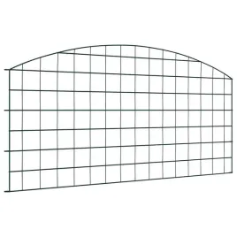 zestaw-ogrodzenia-stawu-5-pcs-zielony-100-x-50-cm-stal