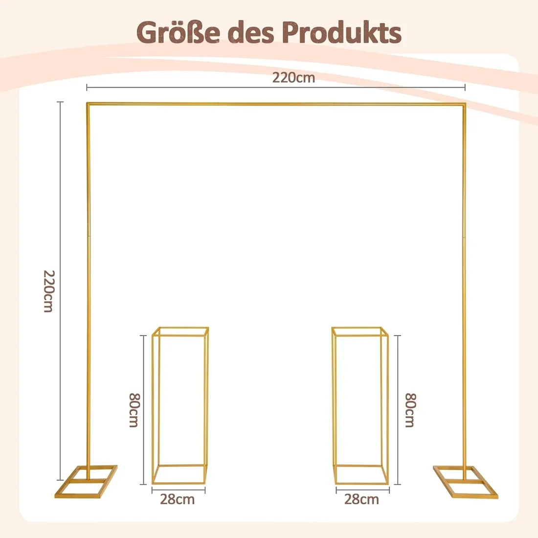 luk-slubny-weselny-urodzinowy-22-x-22m-metalowy-zloty-2-stojaki-na-kwiaty