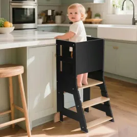 wieza-edukacyjna-dla-dzieci-od-1-roku-zycia-z-tablica-z-regulacja-wysokosci