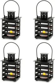 4-sztuki-czarne-lampiony-swiecowe-ze-swiecami-led-mini-swieczniki-led