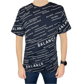 t-shirt-meski-granatowy-okragly-dekolt-napis-bialy-balance-xl