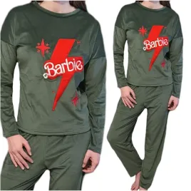 pizama-damska-welurowa-z-dlugim-rekawem-khaki-barbie-l