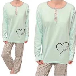 pizama-damska-dlugi-rekaw-dlugie-spodnie-mieta-serce-kwiat-3xl