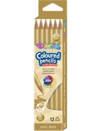 kredki-olowkowe-trojkatne-12-szt-zlote-colorino-kids