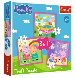 puzzle-3w1-swinka-peppa-peppa-i-przyjaciele-trefl