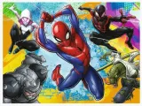puzzle-marvel-30-elementow-kolory-spider-mena-trefl-stan-nowy