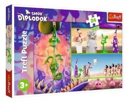 puzzle-24-maxi-smok-diplodok-ciekawski-smok-diplodok-trefl