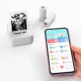 mini-drukarka-termiczna-biala-8-rolek-kidea-stan-nowy