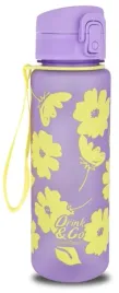bidon-szkolny-brisk-flores-lila-600ml-coolpack