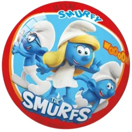 pilka-gumowa-ogrodawa-dla-dzieci-smerfy-smerfetka-smurfy