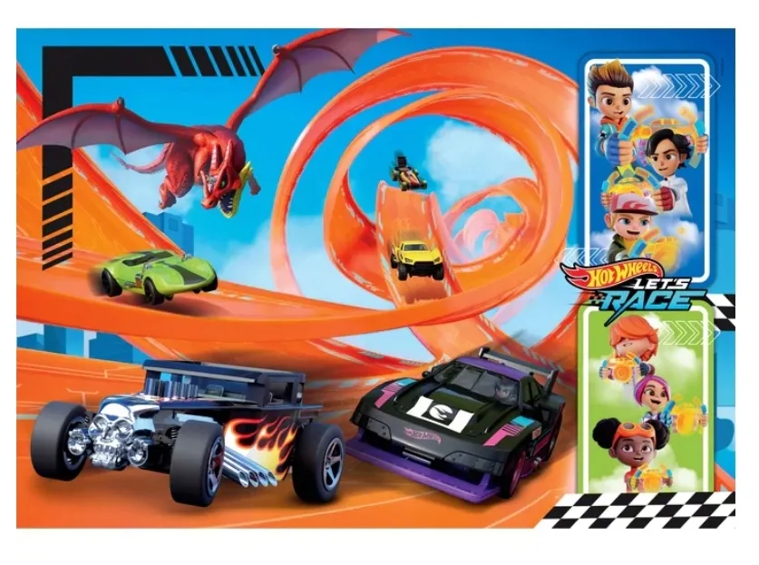 puzzle-104-elementow-super-hot-wheels-clementoni