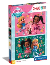 puzzle-super-kolor-alice-s-wonderland-2-x-60-el-clementoni