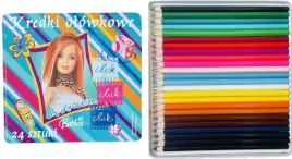 kredki-olowkowe-24-sztuki-metalowe-opakowanie-barbie-unikat