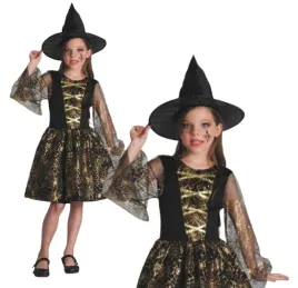 stroj-karnawalowy-czarownica-sukienka-kapelusz-rozmiar-m