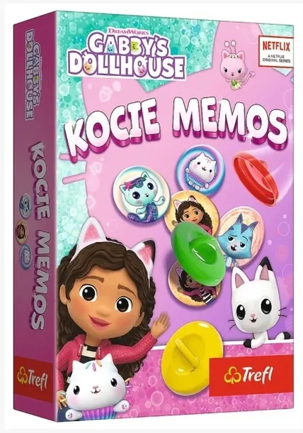 Gra podróżna Kocie memos Koci Domek Gabi Trefl